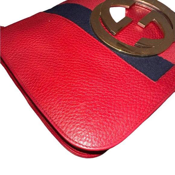 241 For nmgraw15 Gucci GG Blondie Web Flap Bag - Picture 4 of 11